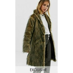Reclaimed Vintage Faux Fur Coat